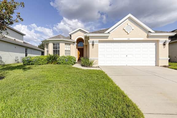 Bright and spacious private pool home near Disney